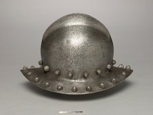 Krigshat eller kedelhat, ca. 1475-1500 (stål) af Antonio (workshop of) Missaglia