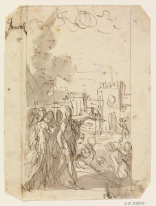 Bernardo Barbarigo fører tilsyn med befæstningen af en erobret by