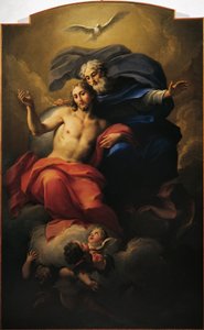 Glory of St Ignatius, af Antonio Balestra (1666-1740) (olie på lærred)