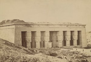 Dendera: Fa?ade af Antonio Beato