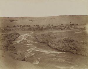 Rapids ved Nilen Cataracts, Egypten
