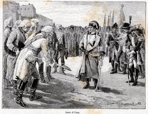 Napoleon Bonaparte, sejrende i slaget ved Ulm, den 20. oktober af Antonio Bonamore