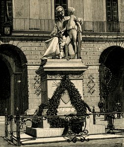 Monument til Francesca Capece (1769-1848), af Antonio Bortone (1844-1938), Maglie, Apulien, Italien af Antonio Bortone