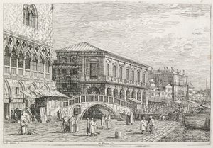 Visninger: Fængslet, Venedig, 1735-1746. af Giovanni Antonio Canal