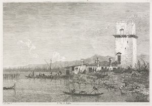 Udsigt: Tårnet i Malghera af Antonio Canaletto