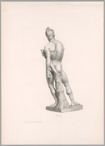 Ajax, bagfra, fra Oeuvre de Canova af Antonio Canova
