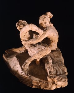 Amor og psyke af Antonio Canova (1757-1822), lermodel af Antonio Canova