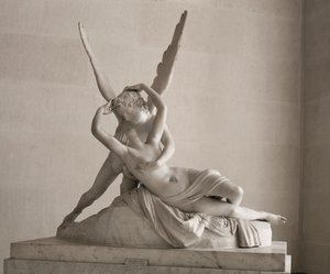 Eros og Psyke ... af Antonio Canova