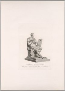 George Washington, set forfra, fra Oeuvre de Canova af Antonio Canova