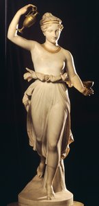 Hebe af Antonio Canova (1757-1822), marmorstatue af Antonio Canova