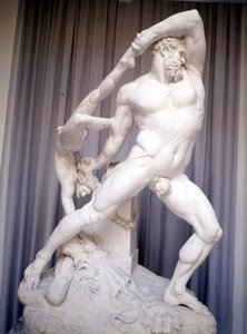 Hercules og Lycas af Antonio Canova (1757 - 1822). af Antonio Canova