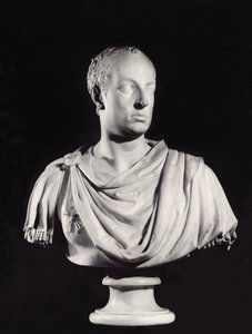 Portræt af den hellige romerske kejser Frans I (1708-65) (marmor) (se også 82132)