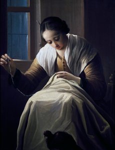 Syerske, af Antonio Cifrondi (1657-1730), Olie på lærred af Antonio Cifrondi