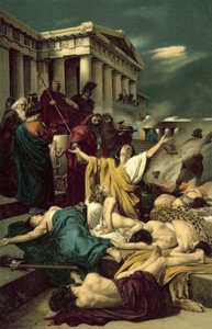 I Maccabei (De syv makkabæers martyrium) (chromolitho)