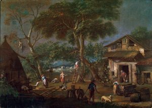 Italiensk Landskab, c1750-1795