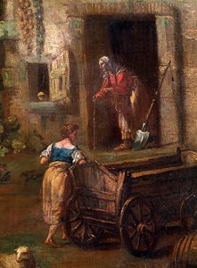 Italiensk landskabsdetalje, 1700-tallet