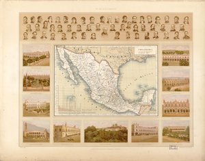 Malerisk og historisk atlas over De Forenede Mexicanske Stater. LOC 2008621671-4