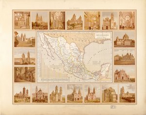 Malerisk og historisk atlas over De Forenede Mexicanske Stater. LOC 2008621671-6
