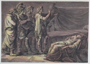 Nero finder liget af sin mor, Agrippina