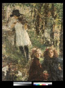 Refleksioner, 1918-20 af Antonio Mancini