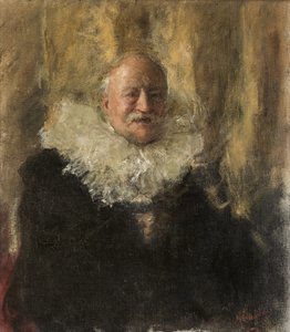 Selvportræt. af Antonio Mancini