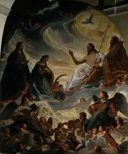 Forherligelsen af St. Ursula og St. Margaret af Antonio Maria Viani