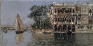 Udsigt over Venedig af Antonio Maria de Reyna Manescau