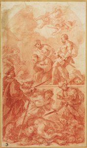 Martyrdom Scene af Antonio Molinari
