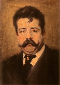 Portræt af Ruggiero Leoncavallo af Antonio Pasinetti