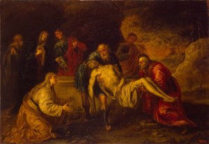 Kristi gravlæggelse, mellem 1640 og 1650 af Antonio Pereda y Salgado de