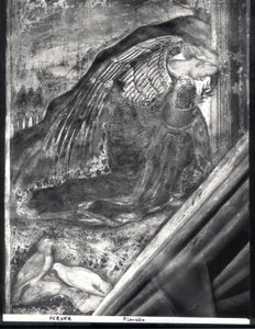 Ærkeenglen Gabriel, detalje fra bebudelsen af Antonio Pisanello