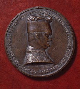 Bronzemedalje af Filippo Maria Visconti (1392-1447), bagside, designet i 1441 af Antonio di Puccio Pisano, kendt som Pisanello (ca. 1395-1455), diameter 10,20 cm