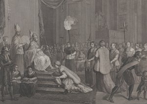 Kroningen af pave Pius VI, 1801. af Antonio Poggioli