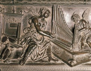 Musik, detaljer fra graven af Sixtus IV af Antonio Pollaiuolo