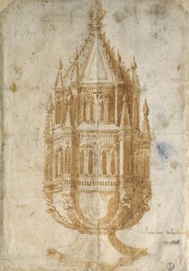 Thurible, tegning af Antonio Pollaiuolo