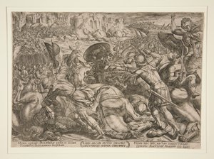Slaget ved Jeriko af Antonio Tempesta