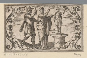 H. Artemia Romeinse martelaressen (serietitel) Imagini di moltes vergini Rom i martyrium (serietitel) af Antonio Tempesta