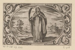 H. Asella Romeinse martelaressen (serietitel) Imagini di moltes vergini Rom i martyrium (serietitel) af Antonio Tempesta