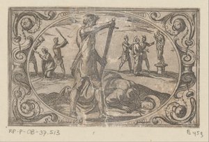 H. Martina Romeinse martelaressen (serietitel) Imagini di moltes vergini Rom i martyrium (serietitel) af Antonio Tempesta