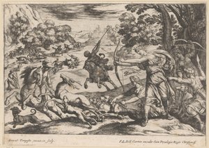 Hjortejagt Jagtscener (del 5) (serietitel) af Antonio Tempesta