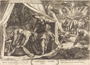 Judith og Holofernes af Antonio Tempesta