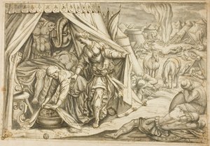 Judith og Holofernes af Antonio Tempesta