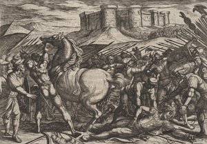 Plade 17: Romerne vildledt af Civilis