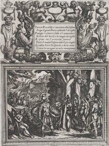 Plade 18: Illustration til Canto XVIII, fra Torquato Tassos 
