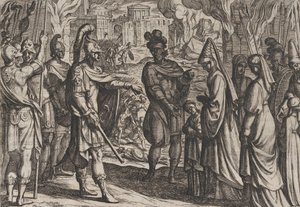 Plade 28: Kölnertropper bringer Civilis