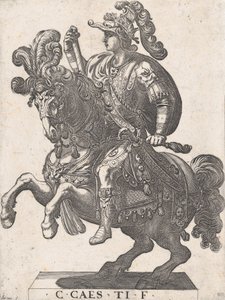 Plade 4: Kejser Gaius til hest, fra 