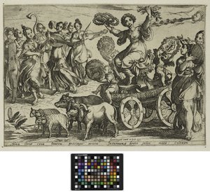 De fire årstider: forår, 1592 af Antonio Tempesta