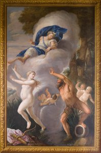 Vægmaleri fra nord, der viser Alpheus og Arethusa, Selskabshuset