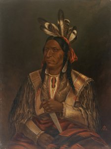 Keokuk The Watchful Fox, Junior, ca. 1876-1899. af Antonio Zeno Shindler