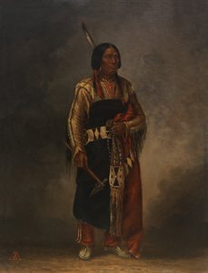 Mak-phe-ah-luta Red Cloud, ca. 1887. af Antonio Zeno Shindler